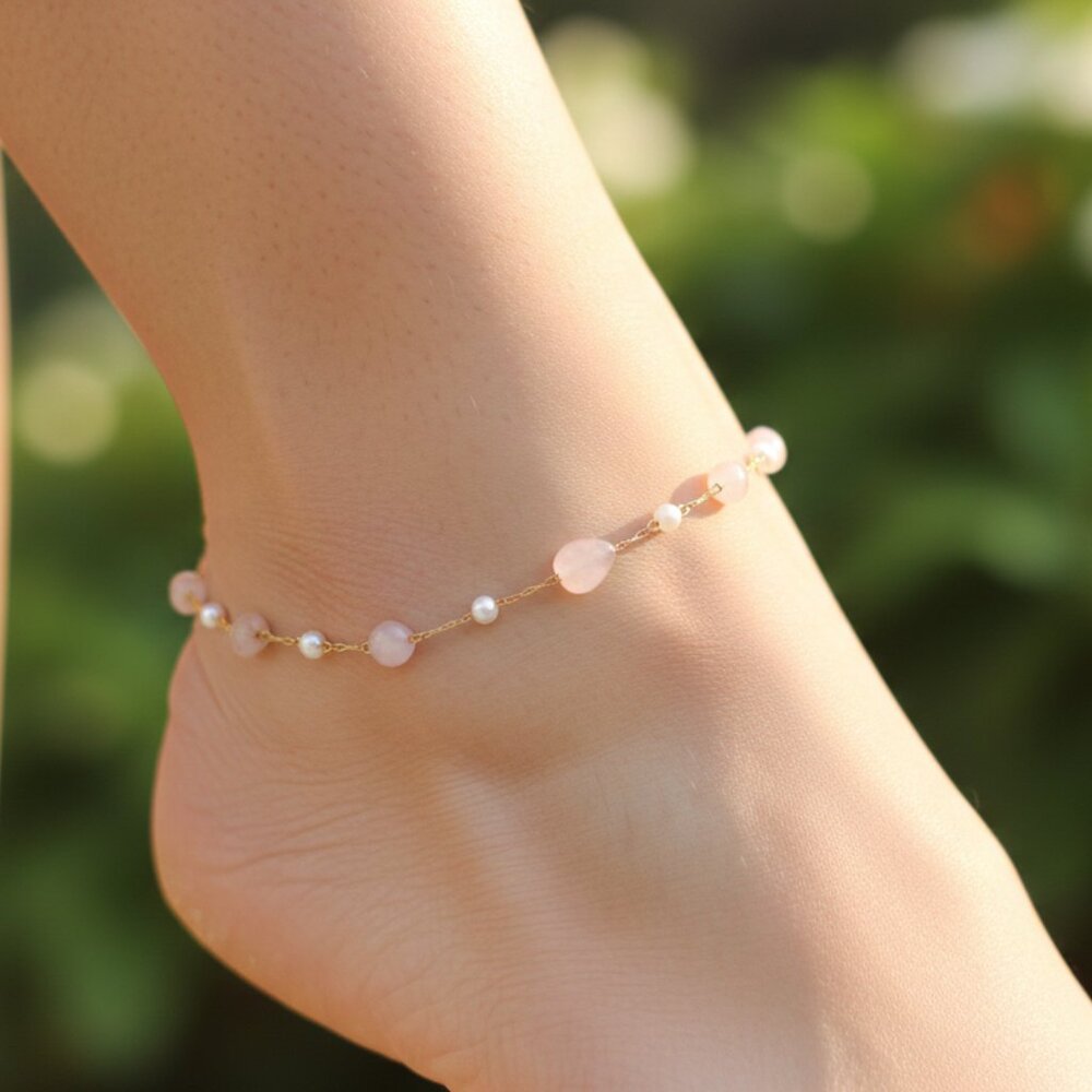 Elegant Handmade Anklet – Perfect for Women & Girls | Ideal Gift Option, DYC1592